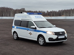 Автомобиль патрульно-постовой службы на базе LADA Largus ROOF - фото Автомобили МВД