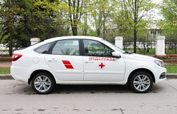 Санитарный автомобиль на базе Lada Granta для Медслужбы - фото Медицинские автомобили